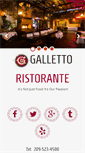 Mobile Screenshot of galletto.biz